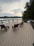 New four bedroom house with private dock on Lake James.