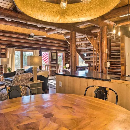 Classic Colorado Log Home w/ Mountain Views!