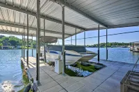 Boat Dock + Slides: Lakefront Gravois Mills Home