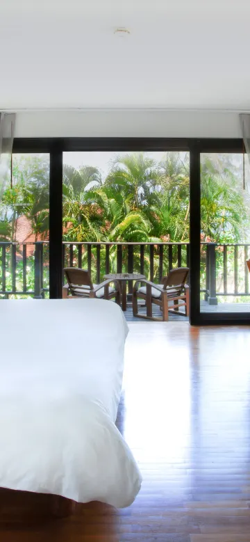 ห้องสวีทพาวิลเลี่ยนหนึ่งห้องนอนวิวสวน