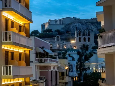 Acropolis View Hotel Отели рядом с достопримечательностью «Одеон Герода»