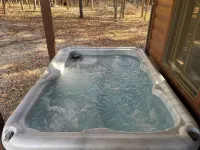 Owls Nest cabin with hot tub near Pomme de Terre lake!