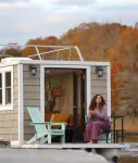 Cozy houseboat escape surrounded by breath taking views across from Rocky Neck!