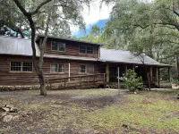 Cabin by the Bay A Unique Authentic Log Cabin by the Beach with Fenced Yard