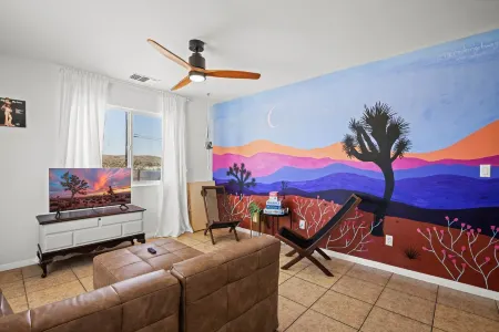 Cute adobe home walking dis.2 dt with fire pit and yard