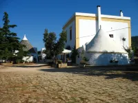 Old stables in historic farmhouse in panoramic position between sea and hills