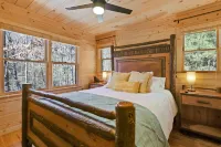 Spectacular view, hot tub, 2 fire pits, game room, dog-friendly!