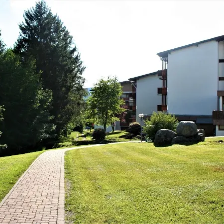 FeWo Hirschsprung - Cozy 2 room apartment in the vacation resort at Schluchsee (pool)