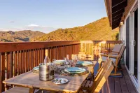 Topanga 3 bdrm/2ba mountain view home with huge deck.