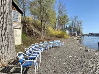 New Dock with Large Platform.  Bring the Boat!  Lakefront Farmhouse.