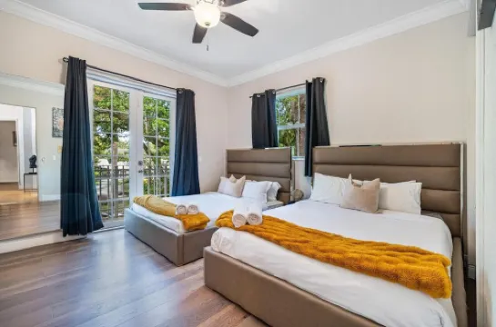 Versace Home in Miami Shores, Pool, Lush Backyard, Outdoor Dining, BBQ