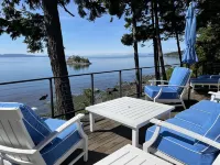 Magnificent up-close WATERFRONT "SunBright Le Reve"   Premier westside Orcas