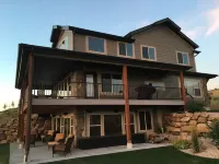 Luxury Family Reunion Vacation Home with Magnificent Lake Views & Private Beach