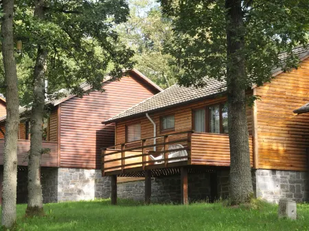 Cozy, Wooden Chalet with Deck, Near Durbuy