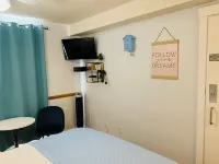 A Small Hotel Room for Mountain Lovers