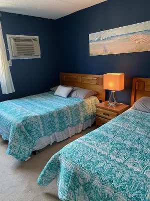 The convenience of a beautiful Condo, less than two blocks from the beach.