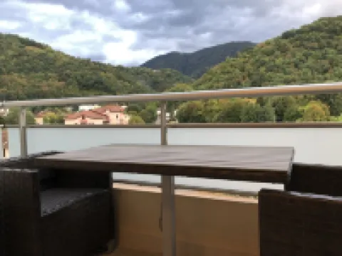 Superb renovated air-conditioned apartment with private parking space 格埃酒店