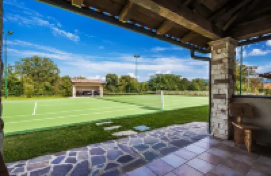 Stylish Istrian Retreat with Pool, Tennis Court & Outdoor Kitchen