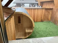 T4 grd standing Pra Loup 1600 private park 50m tracks / tourist office