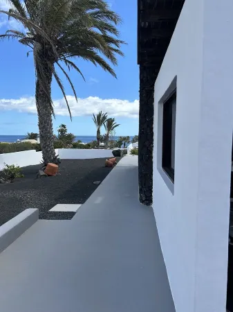 Villa Blanca 2, FKK - Lanzarote, Charco del Palo, Schönes Schwimmbad