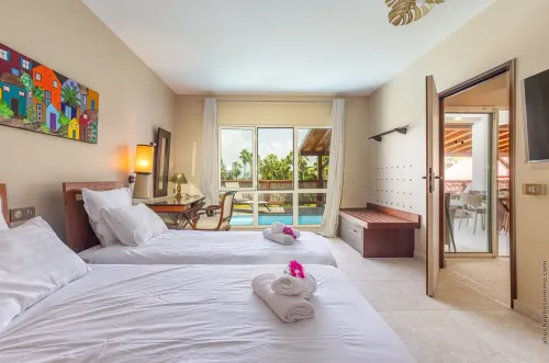 Villa Kyneos, prestigious villa on the beach at Cap Est Martinique