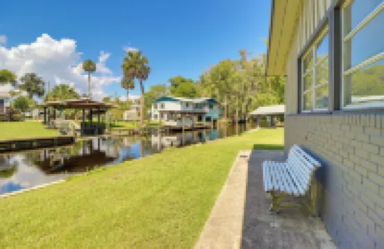 Charming Canalfront Retreat w/ Double Boat Slip!