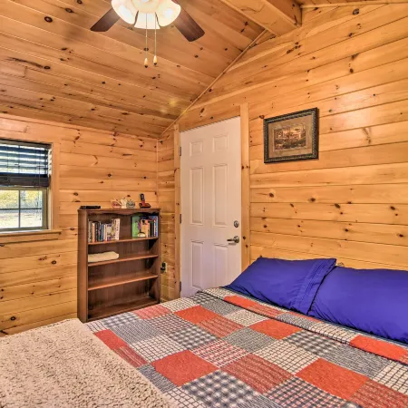 Rural Cabin Hideaway w/ Fire Pit & Mtn Views!