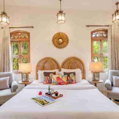 4bhk Villa in Siolim Pool Lush Forest View Rooms