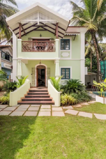 Sanctuary by RÊVE Escapes - Premium 3 BHK Villa Near Morjim Beach