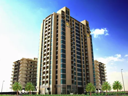 Abidos Hotel Apartment Dubai Land Отели рядом с достопримечательностью «Apricot Tower»