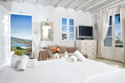 Manu Mykonos  Beach Villas & Bungalows Hotels in Kalafatis