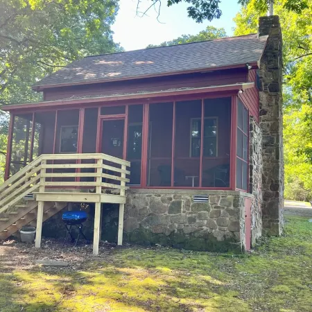 The Stone Cottage! Private with incredible views of the River and Mountains.