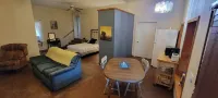 Lake Texoma is 2 minutes away from this cozy studio apartment.