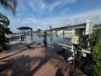 Direct Gulf access 4-bedroom estate with a private boat dock