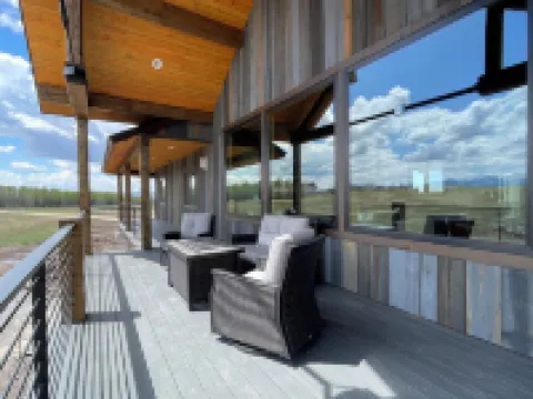 Stunning view of the Tetons - Tetonia Base Camp