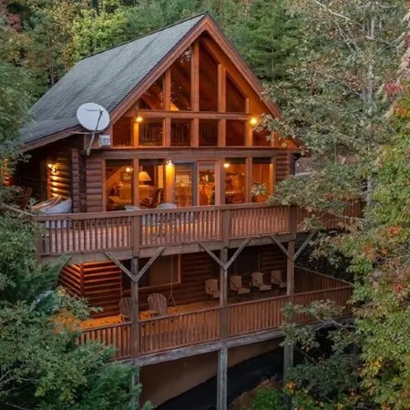 Log Cabin - Views of Nantahala National Forest - Hot Tub -Fire Pit-Pet Friendly