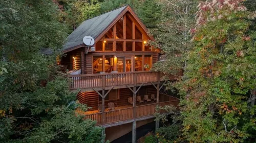 Log Cabin - Views of Nantahala National Forest - Hot Tub -Fire Pit-Pet Friendly