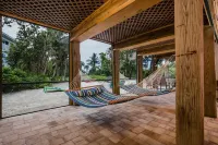 Private Beach Access Steps Away,  Pool, Outdoor Bar, 2 Golf Carts, 360 Views.