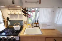 Renovated Airstream with Garden Hotels in Albany