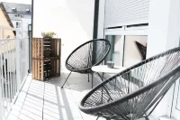 Marvel Apartment Zentrumsnah mit Balkon Deinhard Kellermuseum周辺のホテル