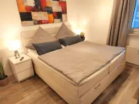 Beautiful apartment directly on the beach Living room and terrace with panoramic sea view Hotels in Heiligenhafen