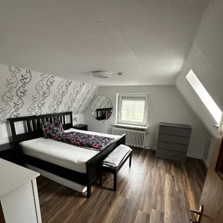 Small, cozy semi-detached house on a large plot