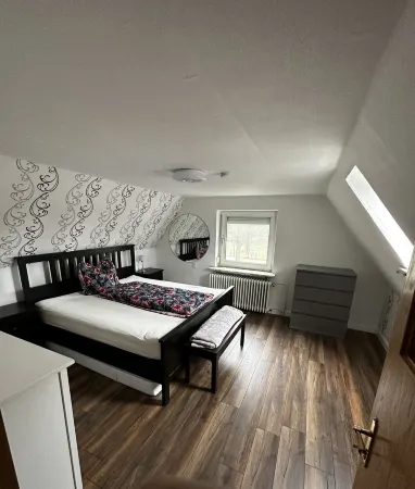 Small, cozy semi-detached house on a large plot