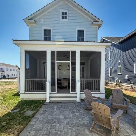 Wave Haven @ Cape Charles, a new house near a private beach & nature preserve.
