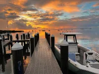 The Villa by the Bay, Islamorada FL private plunge pool, boat dockage & sunsets