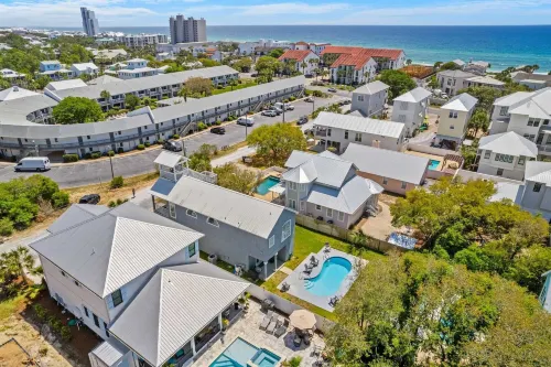 Walk to Santa Rosa Beach Private Pool Balcony and Coastal Views