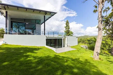 รูปภาพของSwimming pool along the terrace, panoramic view surrounded by nature