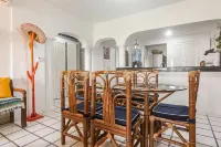 Beachfront 3b ground-level condo with stunning Caribbean Sea views in Playacar 1