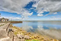 Serene Lakefront Standish Home w/ Fire Pit & Grill
