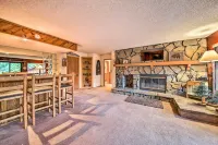 Hike, Ski, Fish: Big Bear Lake Lodge w/ Deck - bar